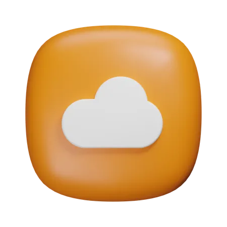 Cloud  3D Icon