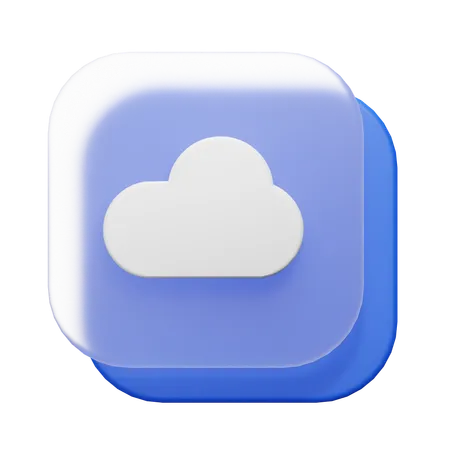 Cloud  3D Icon