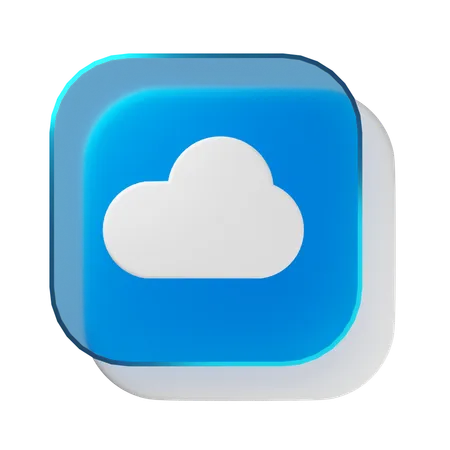 Cloud  3D Icon