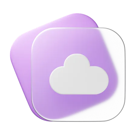 Cloud  3D Icon