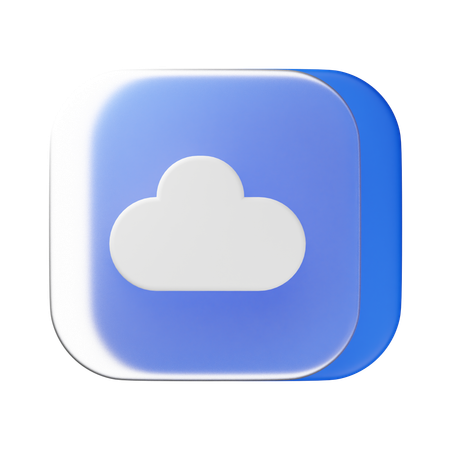 Cloud  3D Icon