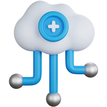 Cloud 3D Icon