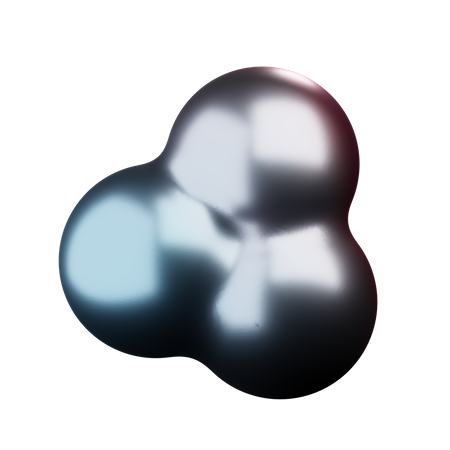 Cloud Abstract Shape  3D Icon