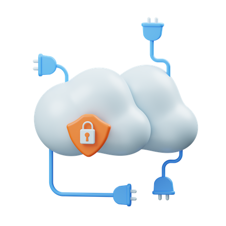 Cloud Access 3D Icon
