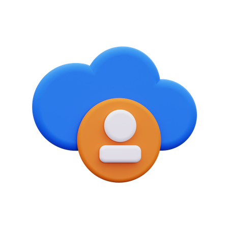 Cloud Admin  3D Icon