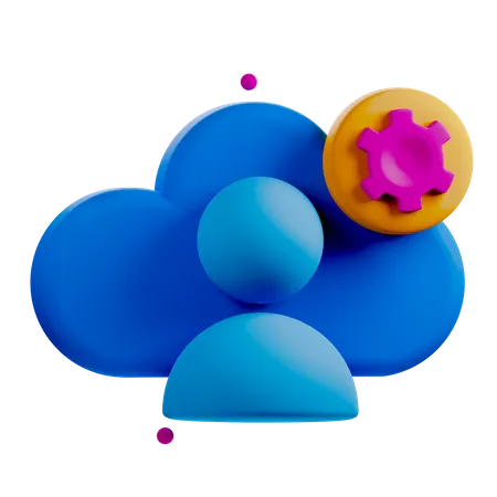 Cloud-Administrator  3D Icon