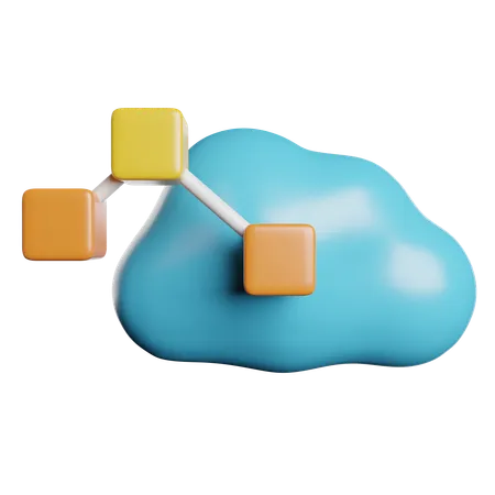 Cloud-Analyse  3D Icon