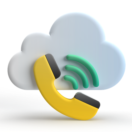 Cloud-Anruf  3D Icon