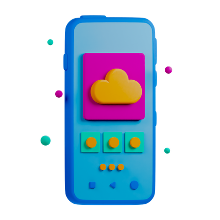 Cloud-Anwendung  3D Icon