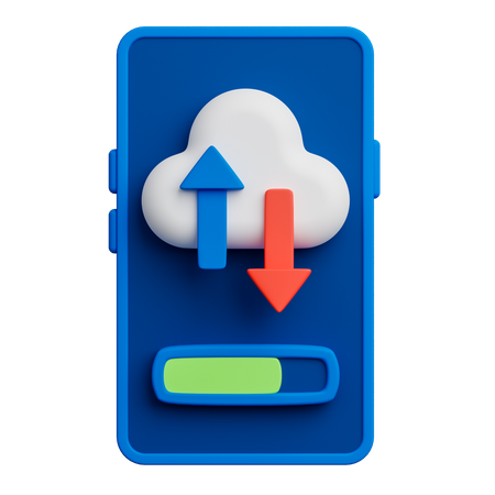 Cloud-Anwendung  3D Icon