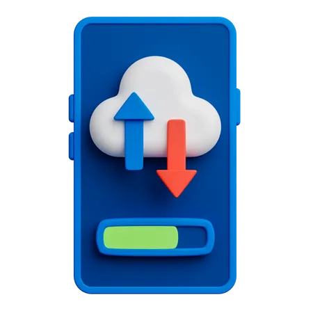 Cloud-Anwendung  3D Icon