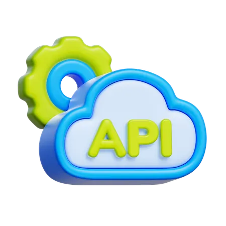 クラウドAPI  3D Icon