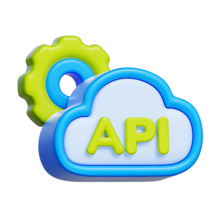 Cloud Api  3D Icon