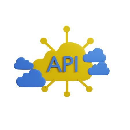 Cloud Api  3D Icon