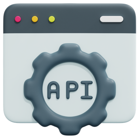 API cloud  3D Icon