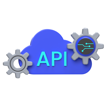 Cloud-API-Verwaltung  3D Icon