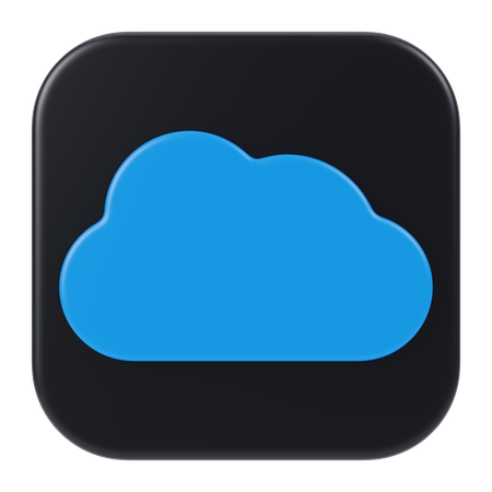 Cloud App  3D Icon