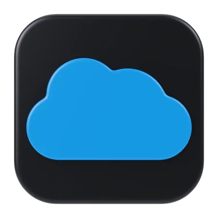 Cloud App  3D Icon