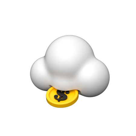 Argent en nuage  3D Icon