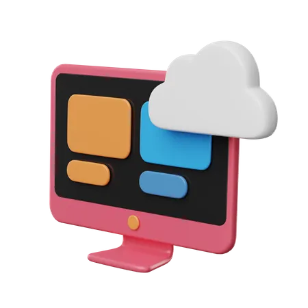 Cloud-Aufgabe  3D Icon