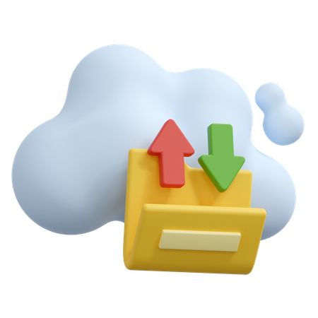 Cloud-Backup  3D Icon