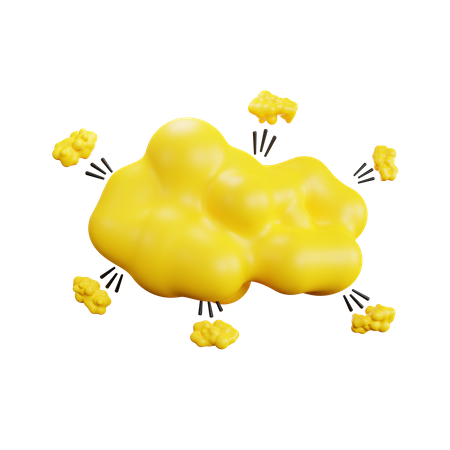 Cloud Bubble  3D Icon