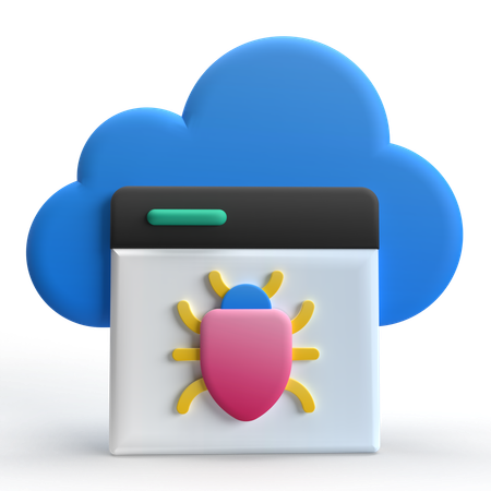 Wolkenfehler  3D Icon