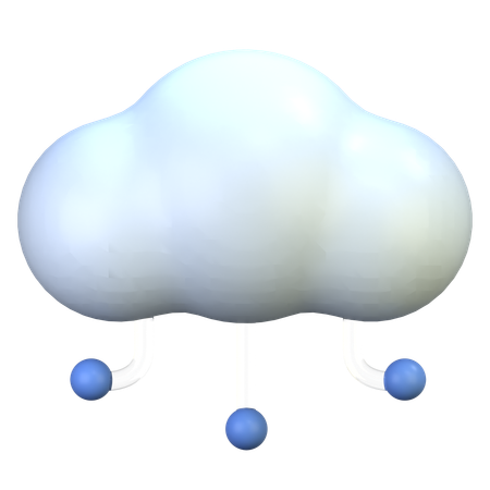 Cloud Computing  3D Icon