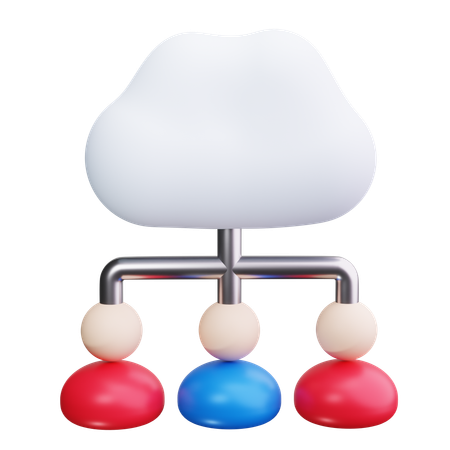 Cloud Computing  3D Icon