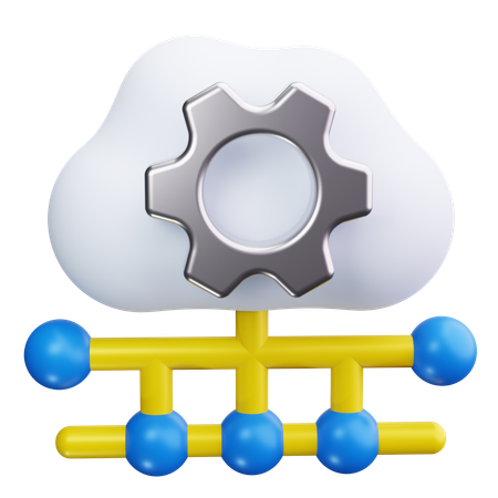 Cloud Computing  3D Icon