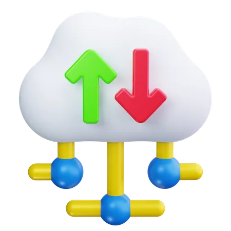 Cloud Computing  3D Icon