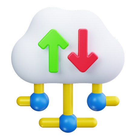 Cloud Computing  3D Icon