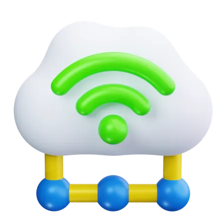 Cloud Computing  3D Icon