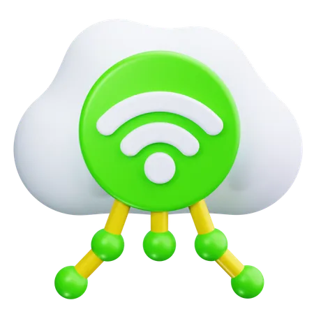 Cloud Computing  3D Icon