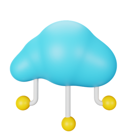 Cloud Computing  3D Icon