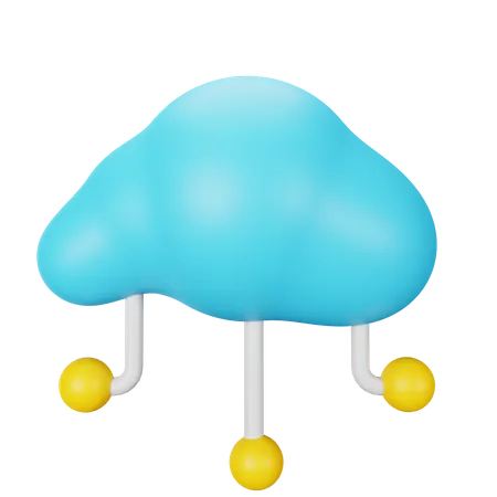 Cloud Computing  3D Icon