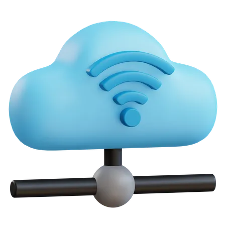 Cloud Computing  3D Icon