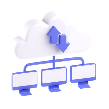 Cloud Computing  3D Icon