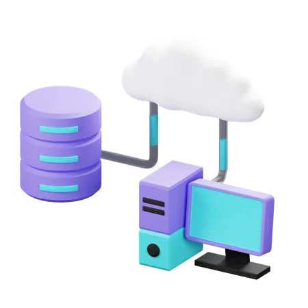 Cloud Computing  3D Icon