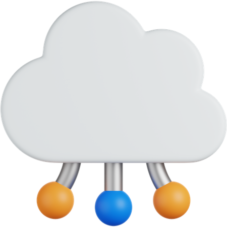 Cloud Computing  3D Icon