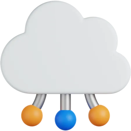 Cloud Computing  3D Icon