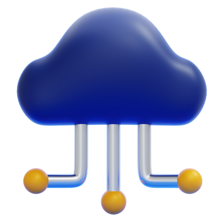 Cloud Computing  3D Icon