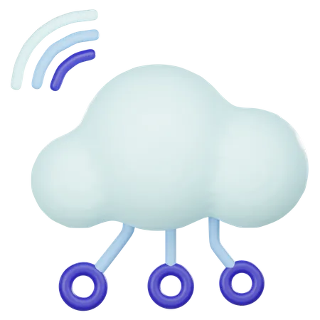 Cloud Computing  3D Icon