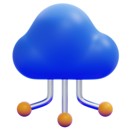 Cloud Computing  3D Icon