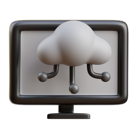 Cloud Computing  3D Icon