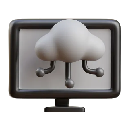 Cloud Computing  3D Icon