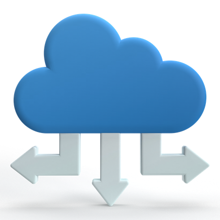 Cloud Computing  3D Icon