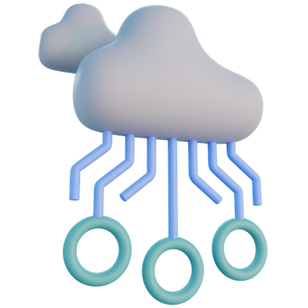 Cloud Computing  3D Icon