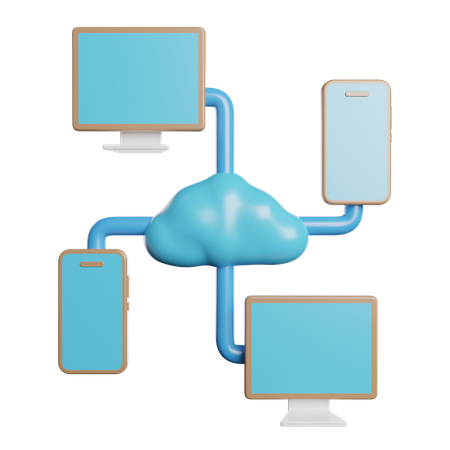 Cloud Computing  3D Icon