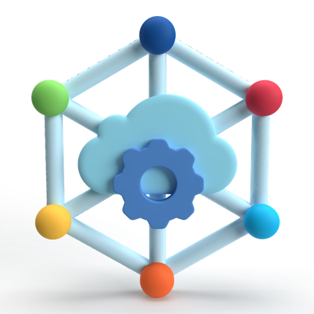 Cloud Computing  3D Icon